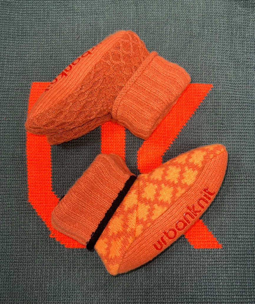 Orange His & Hers Booties Bundle
