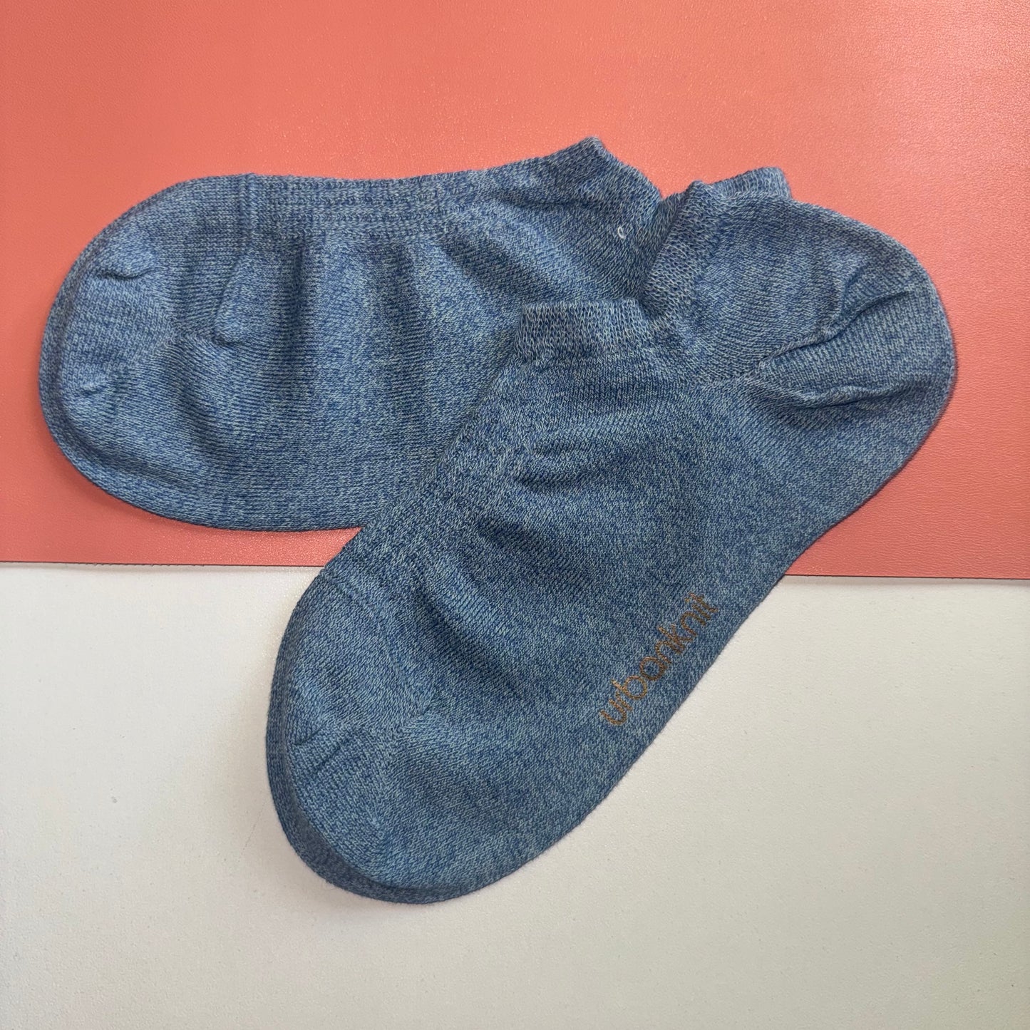 Ladies Scrunched Trainer Liner - Denim