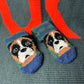 Mens Stag & Dog Cosy Sock In A Box Bundle