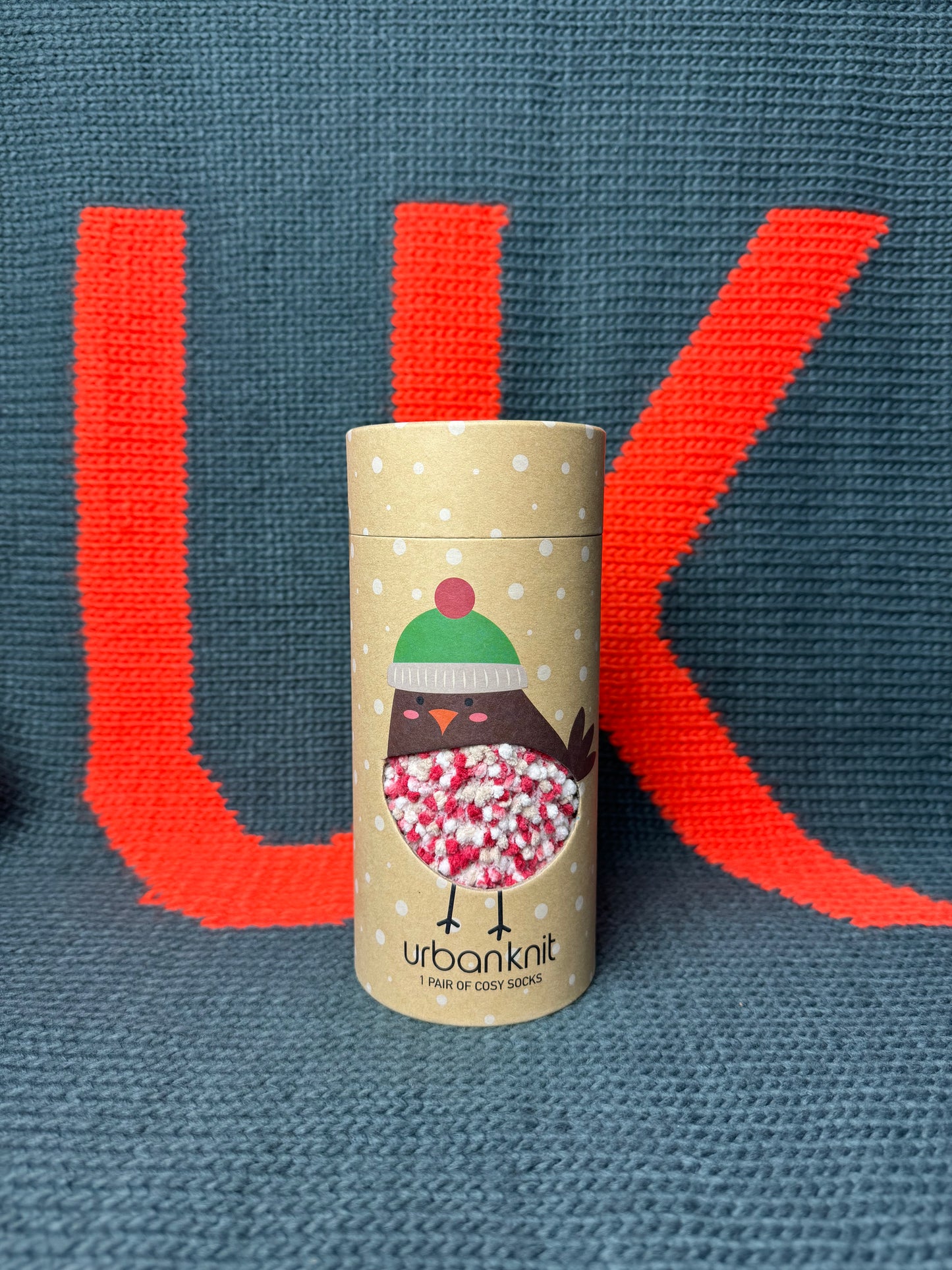 Ladies Robin Popcorn Cosy Gift Box