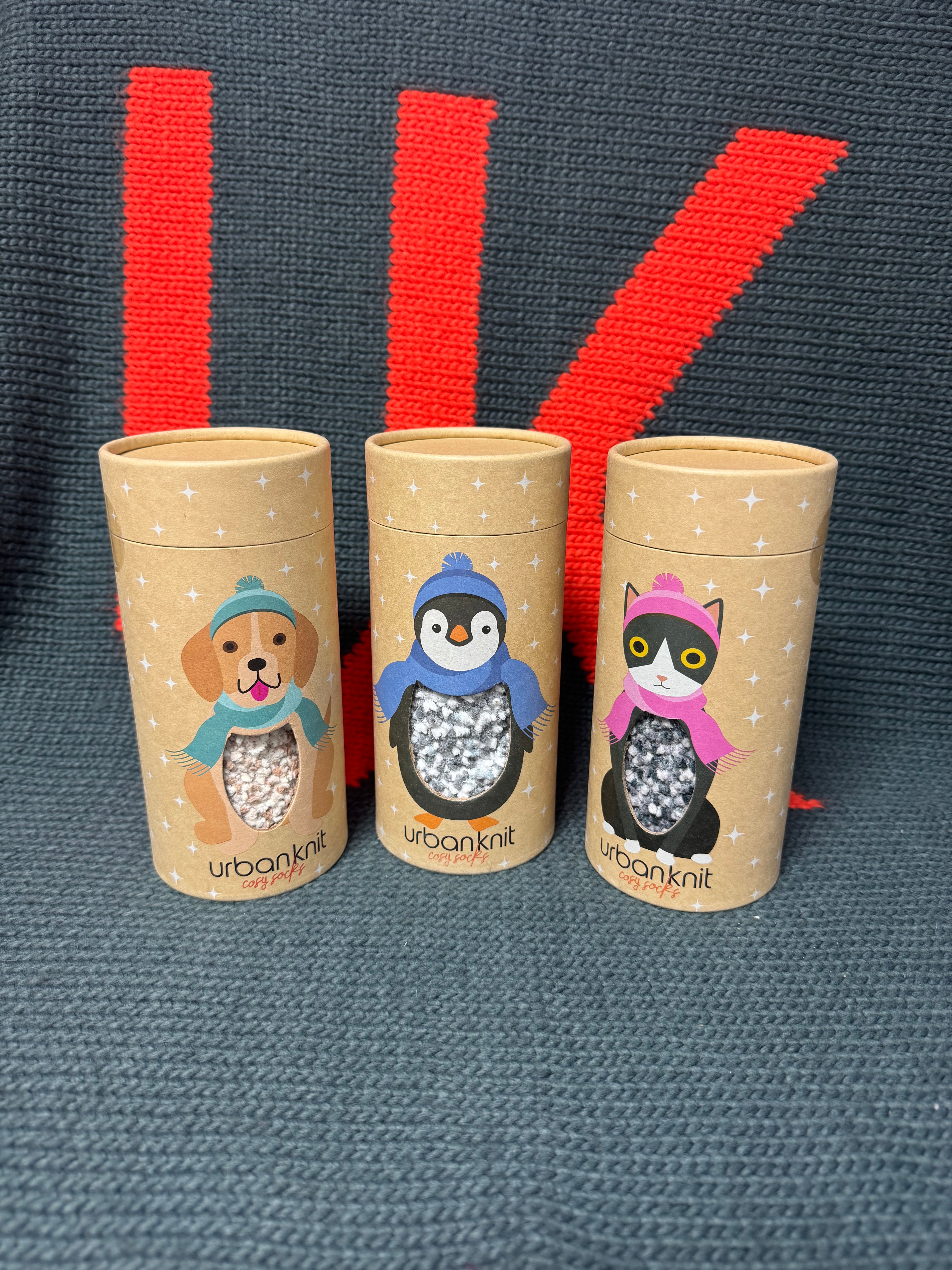 Ladies Trio Christmas Cosy Popcorn Tubes Bundle