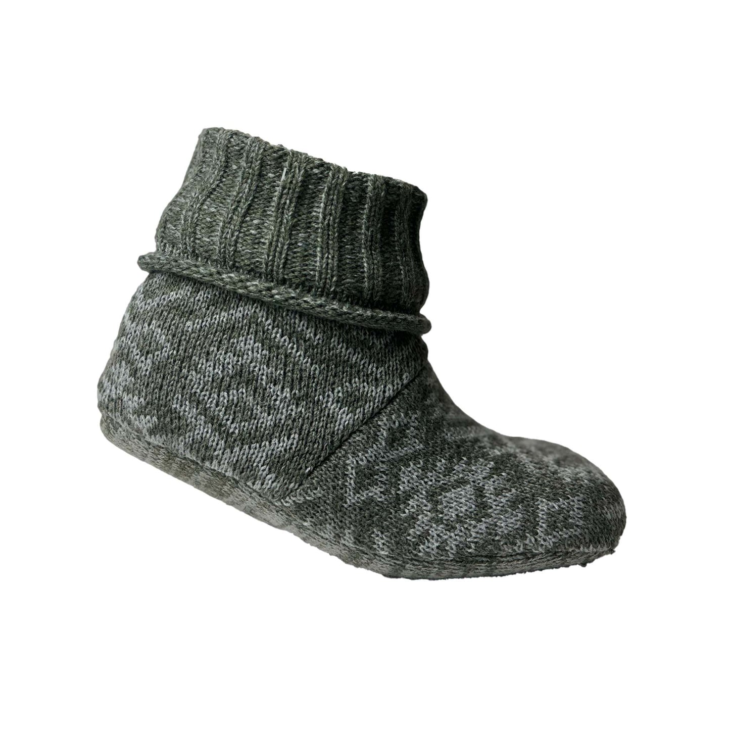 Men's Grey Snowflake Bootie