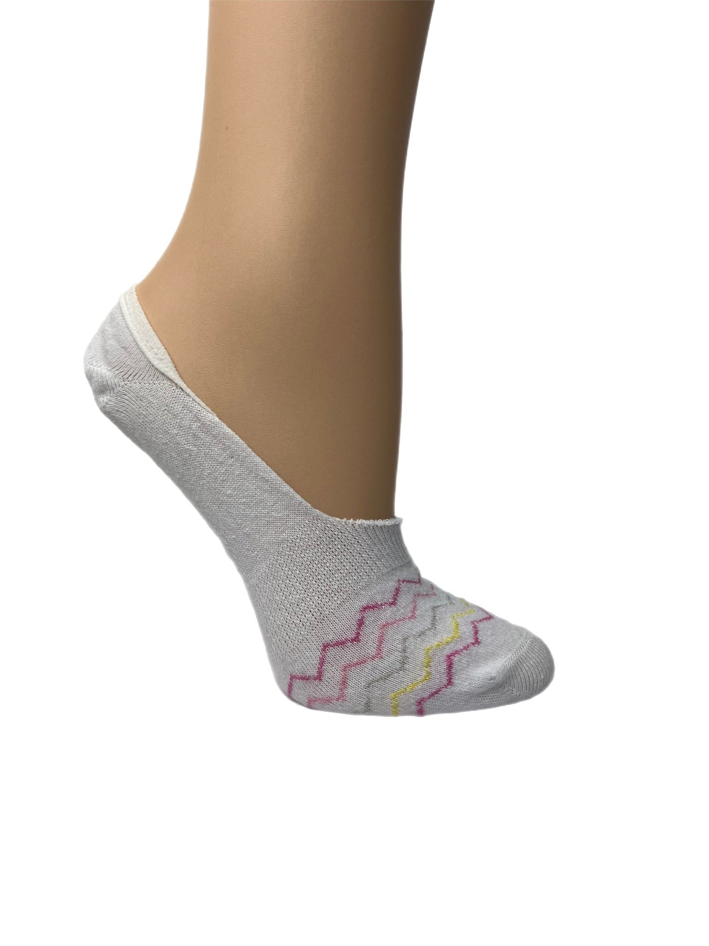 Ladies 3pp Heart Footsie Socks