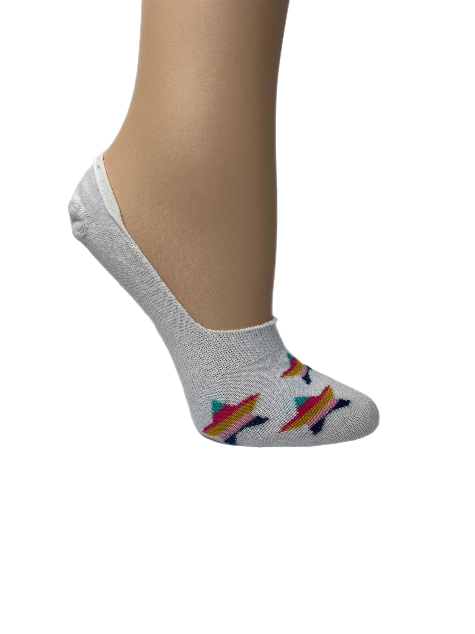 Ladies 3pp Star Footsie Socks