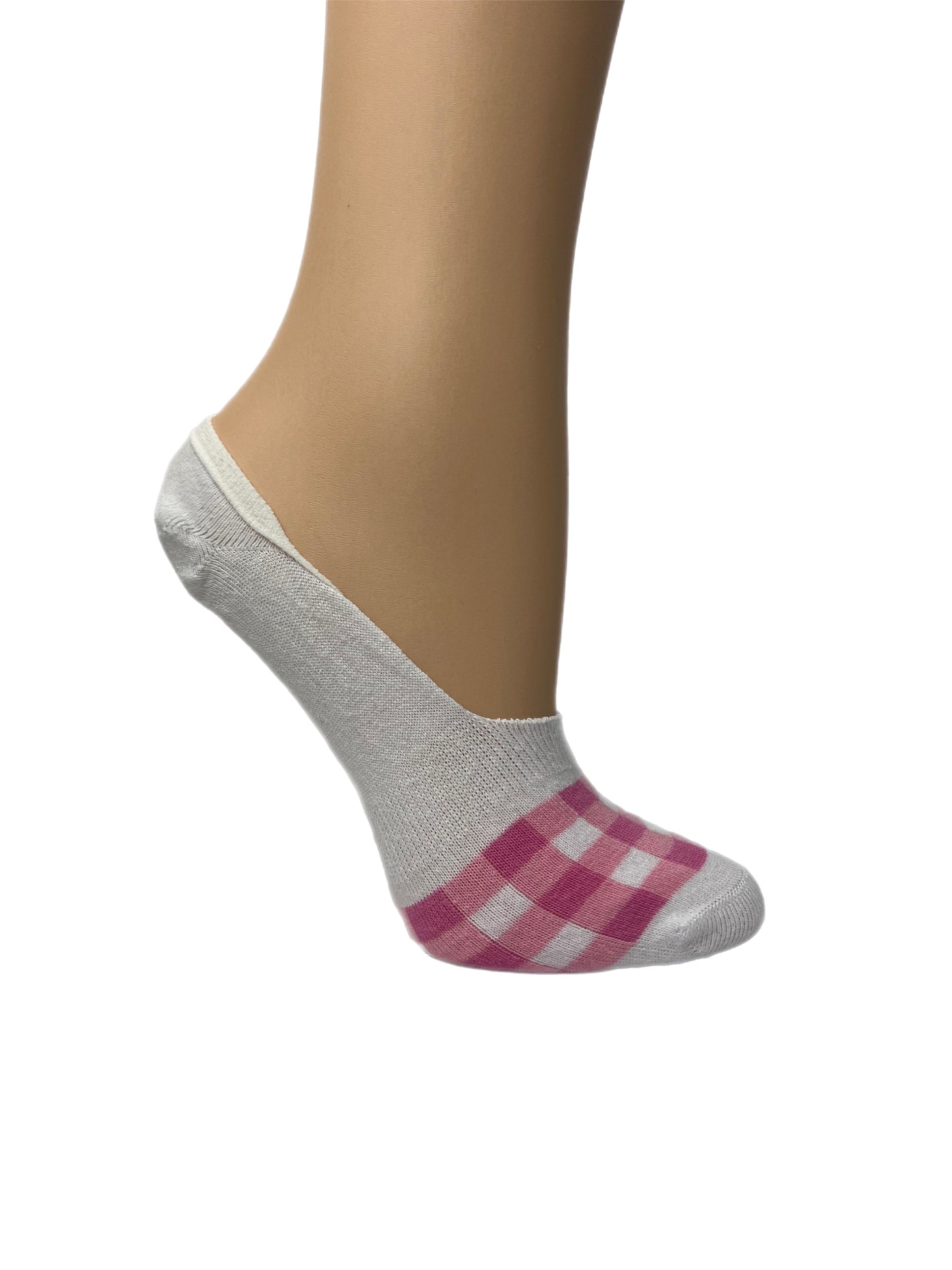 Ladies 3pp Heart Footsie Socks