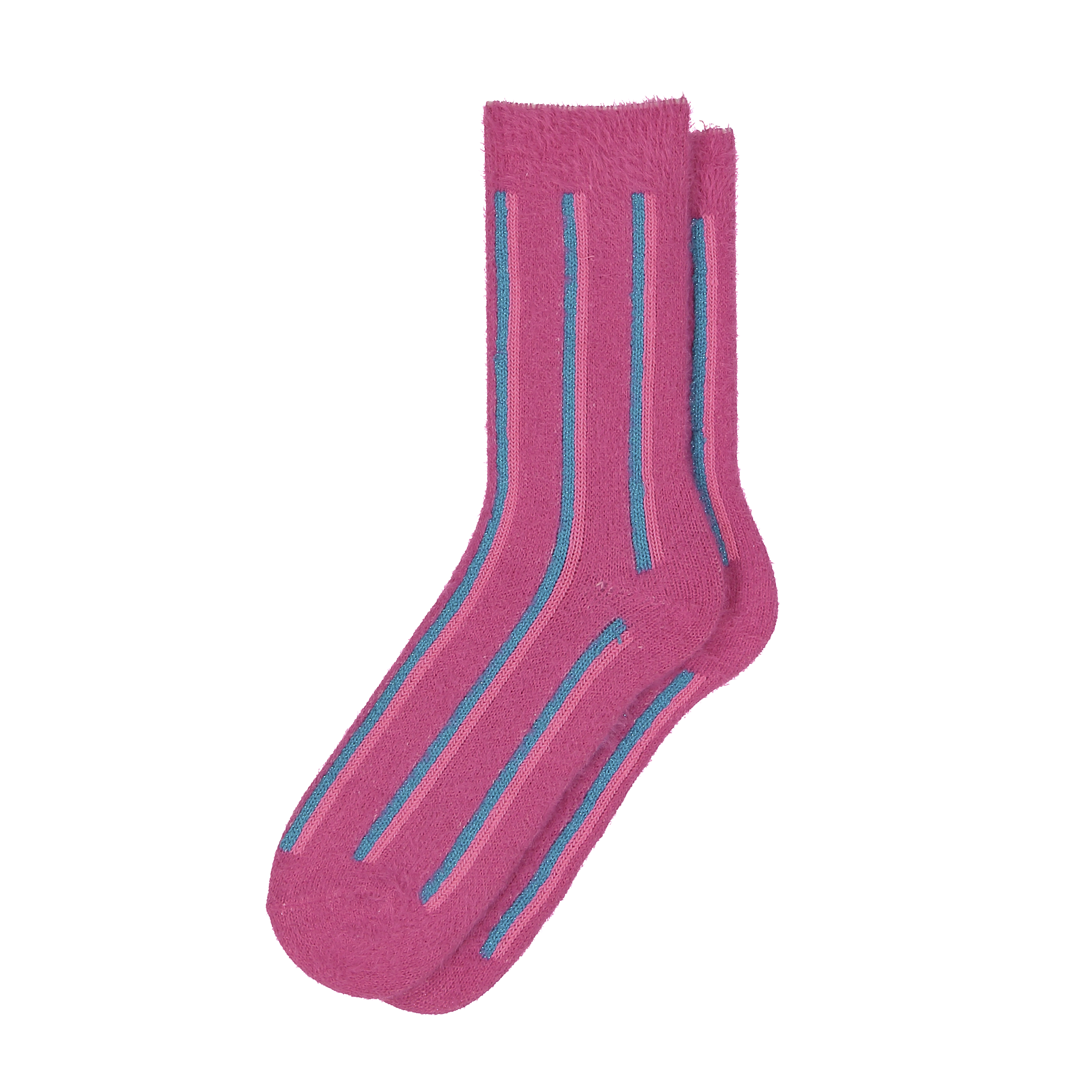 Ladies Column Stripe Fun Socks