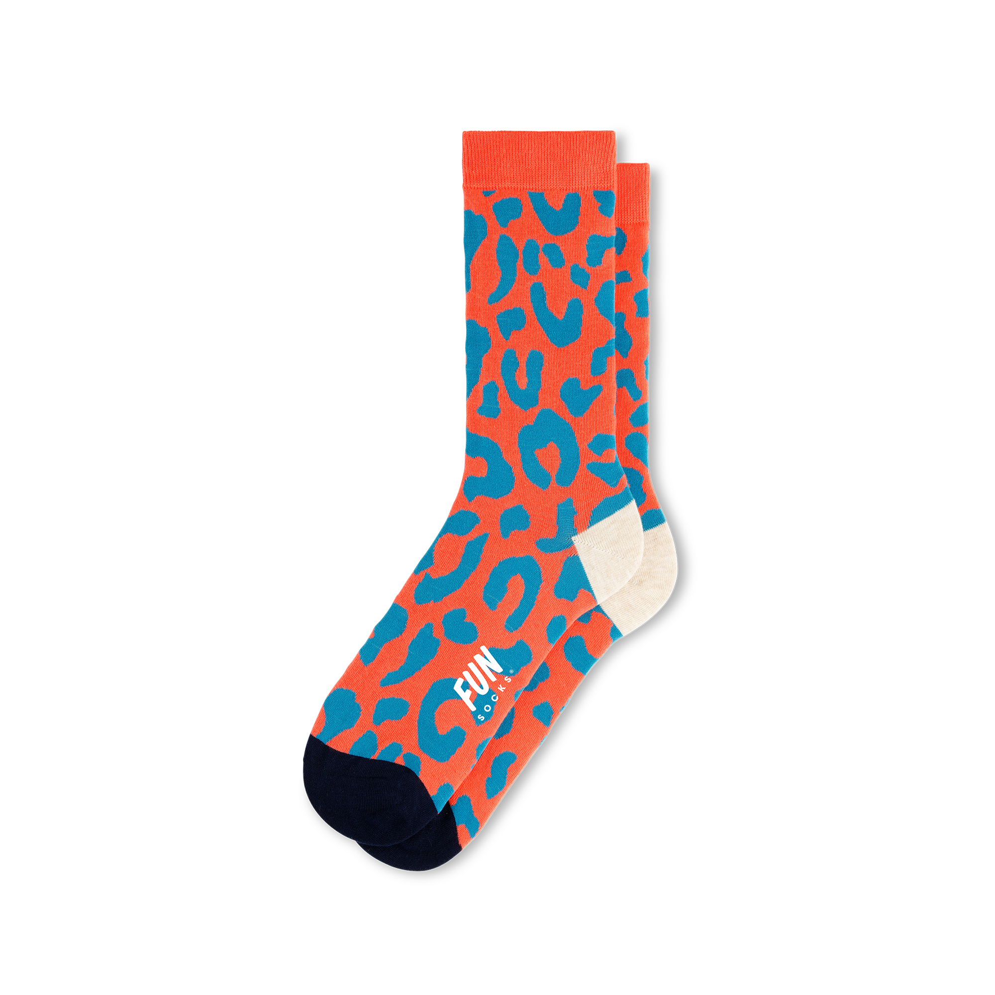 Ladies Leopard Fun Socks