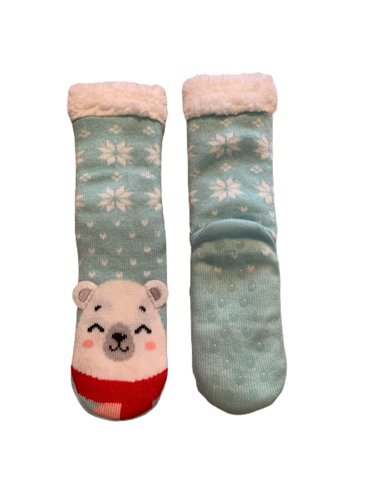 Ladies Polar Bear Lounge Sock Gift Box