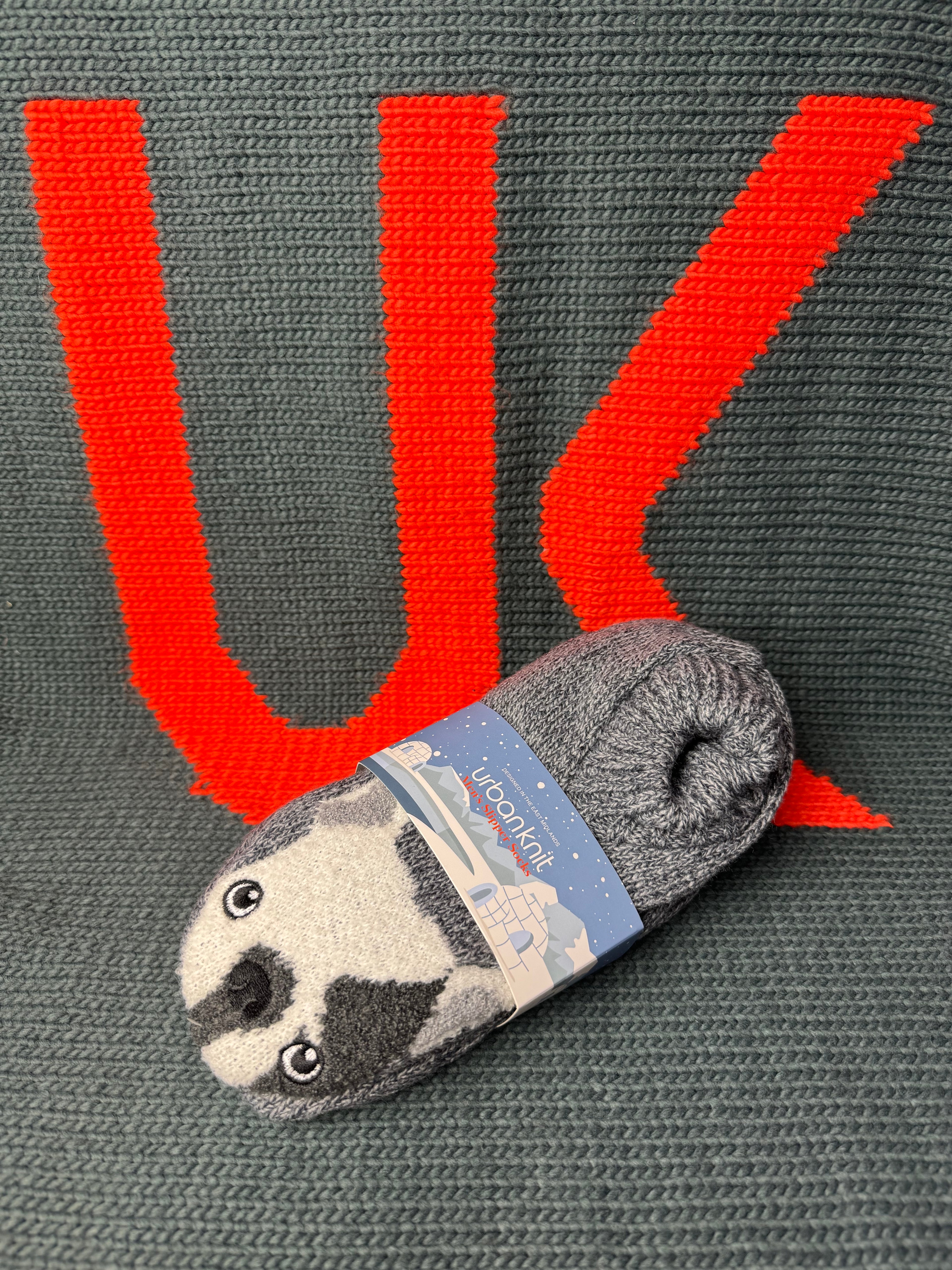 Unisex Slipper Footsie - Dog