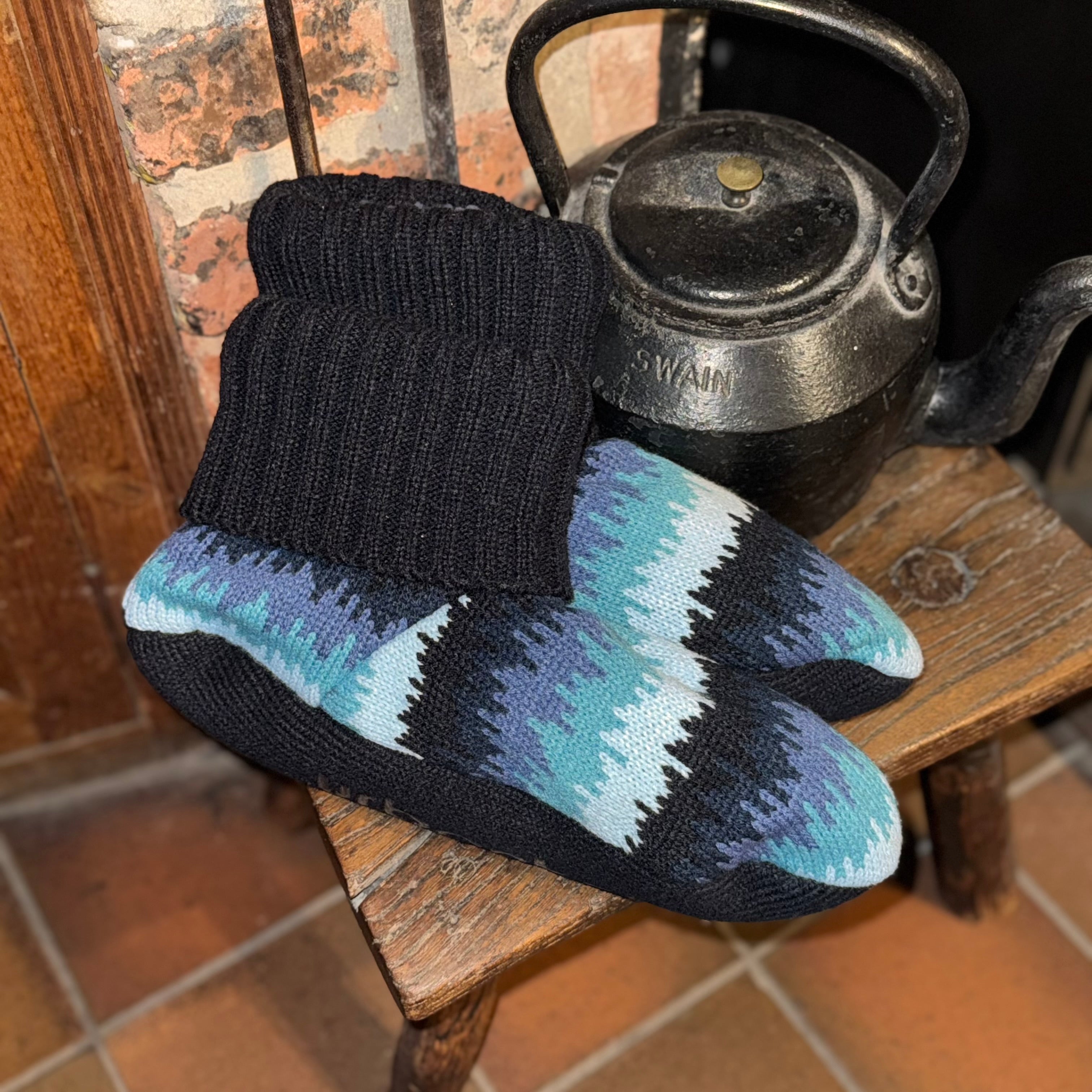 Men's Blue Frequency Bootie