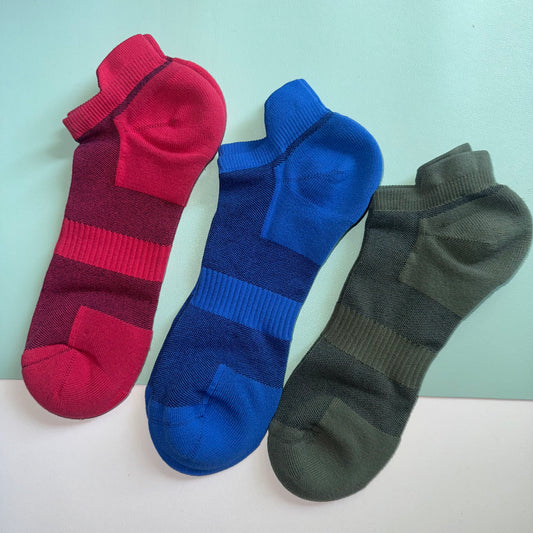 Men's 3pp Trainer Ankle Sports Socks - Multi