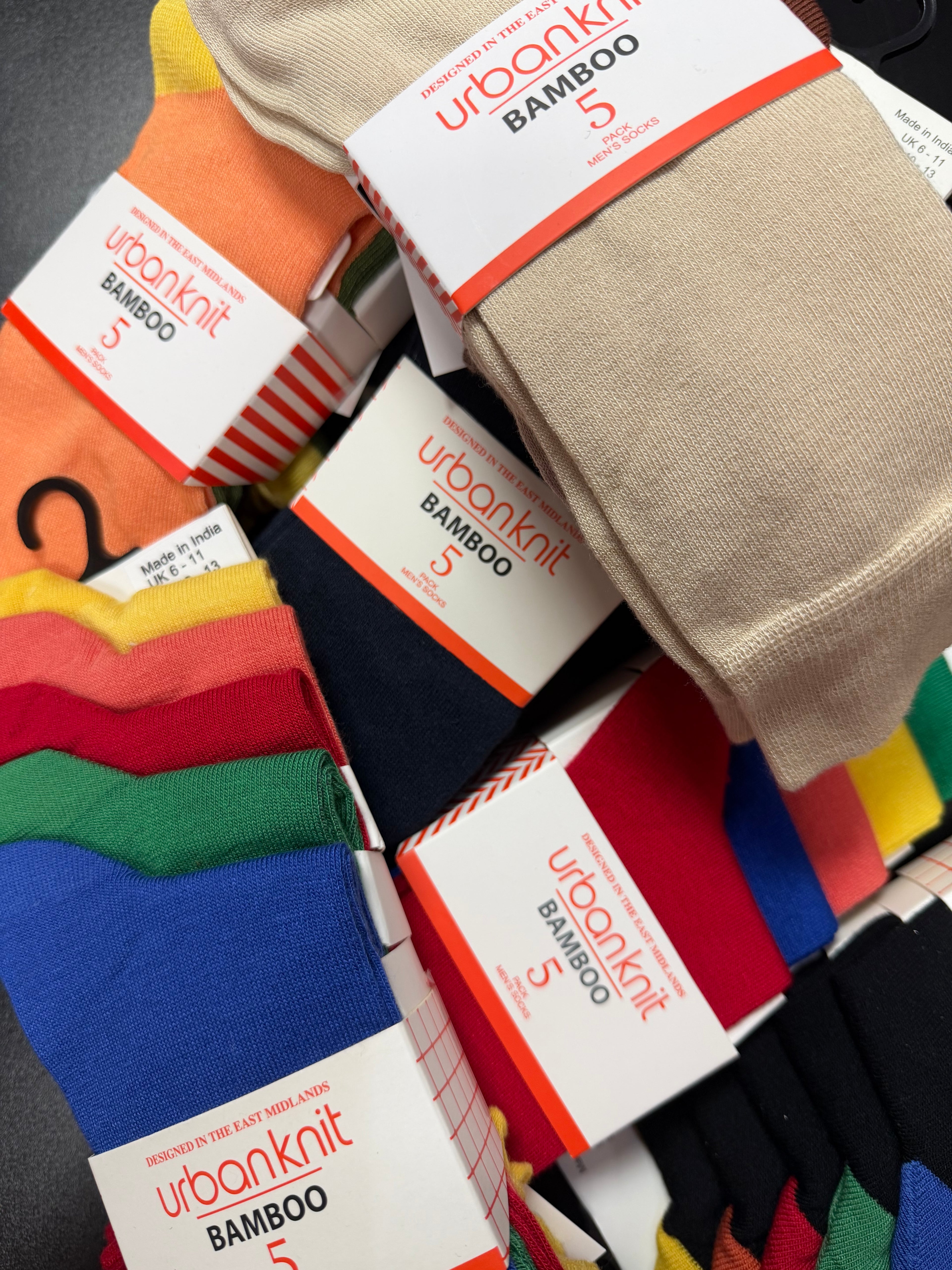 Men's 5pp MYSTERY Bamboo Socks Pack