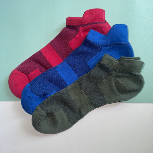 Men's 3pp Trainer Ankle Sports Socks - Multi