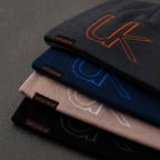 Merino Blend Skull Beanie - Black