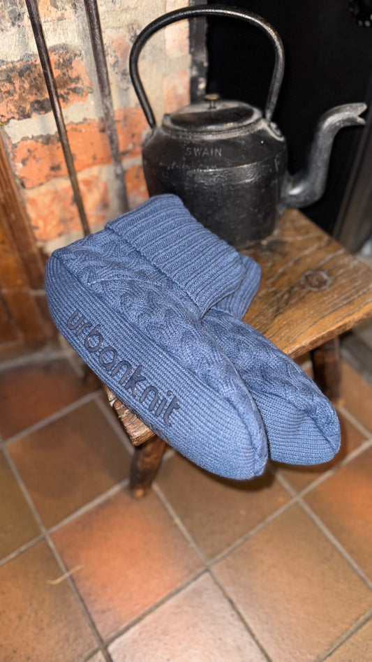 Men's Smoky Blue Cable Bootie