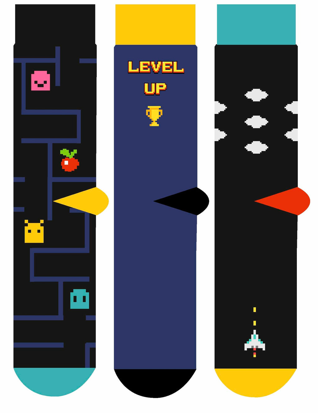 Men’s 3-Pair Sock Gift Box - Gaming Pack