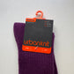 Ladies Purple Cashmere Rib Socks