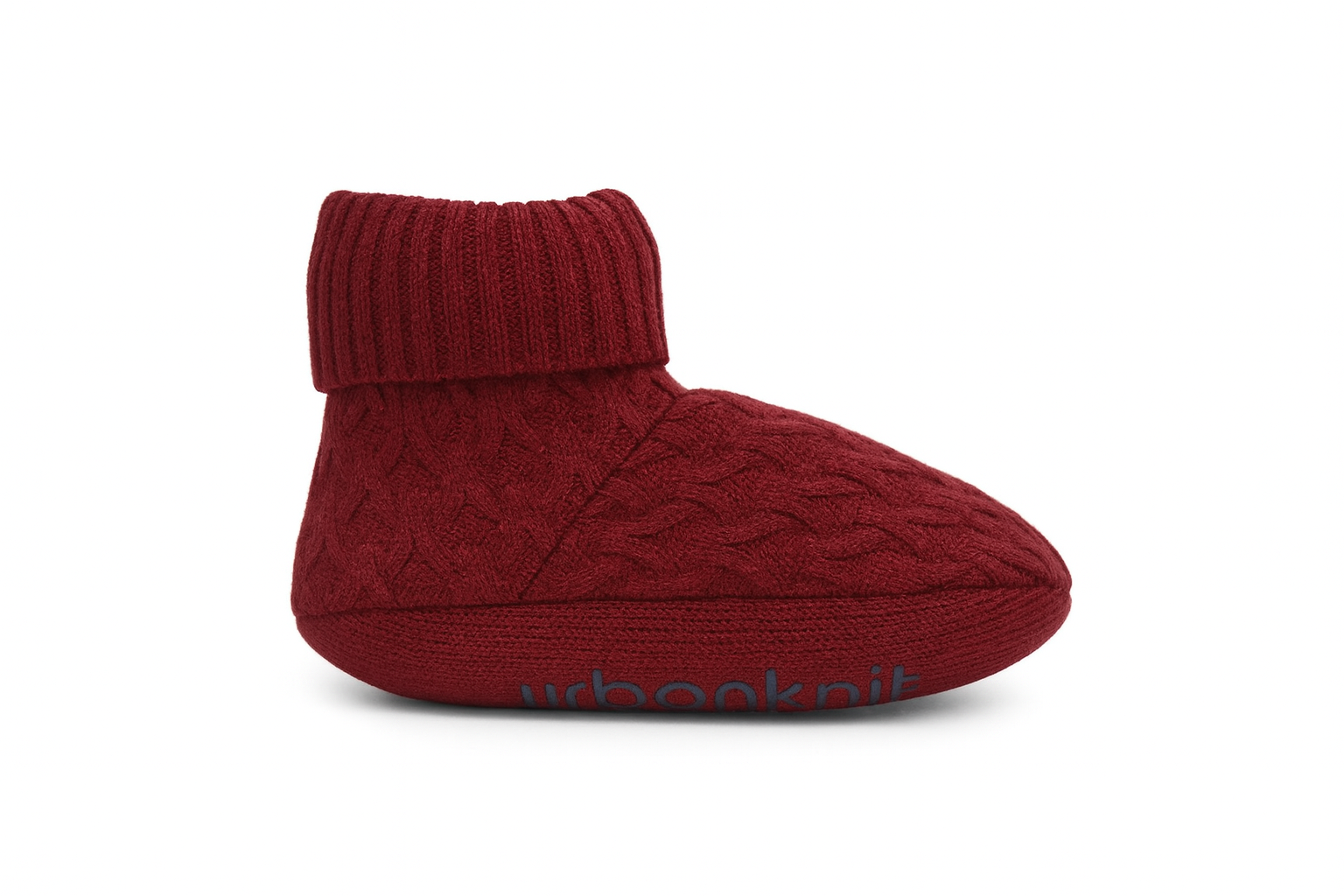 Men's Burgundy Texture Bootie