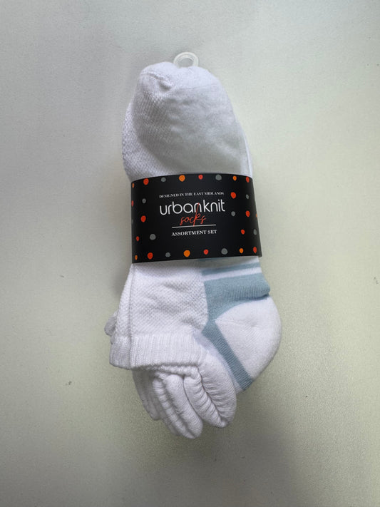 Ladies 5pp Pastel Sports Socks