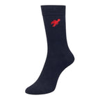 Men's 5pp Embroidery Navy Sea Creatures Socks