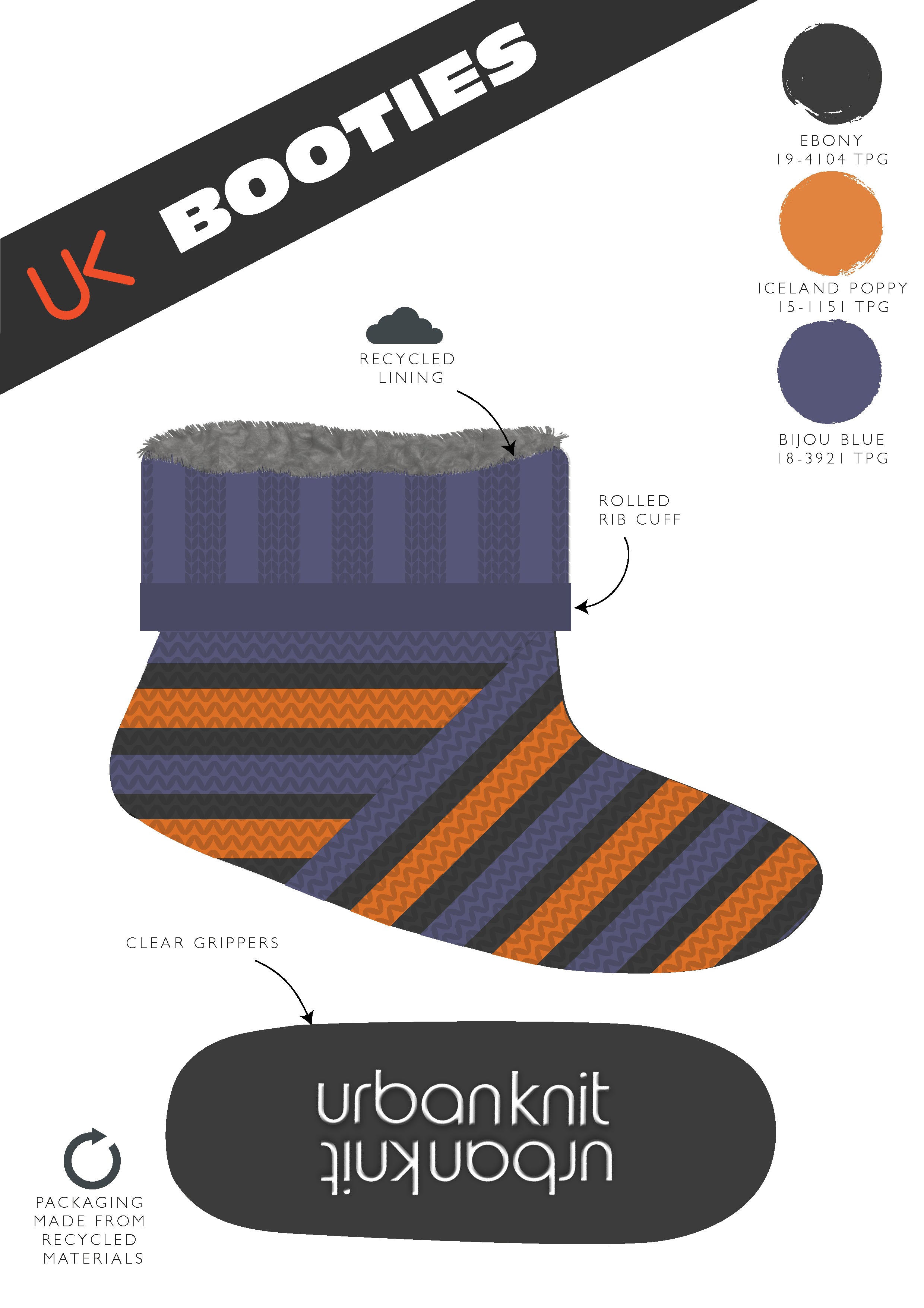 Men's Titan Stripe Bootie