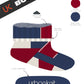 Men's Red Patchwork Bootie