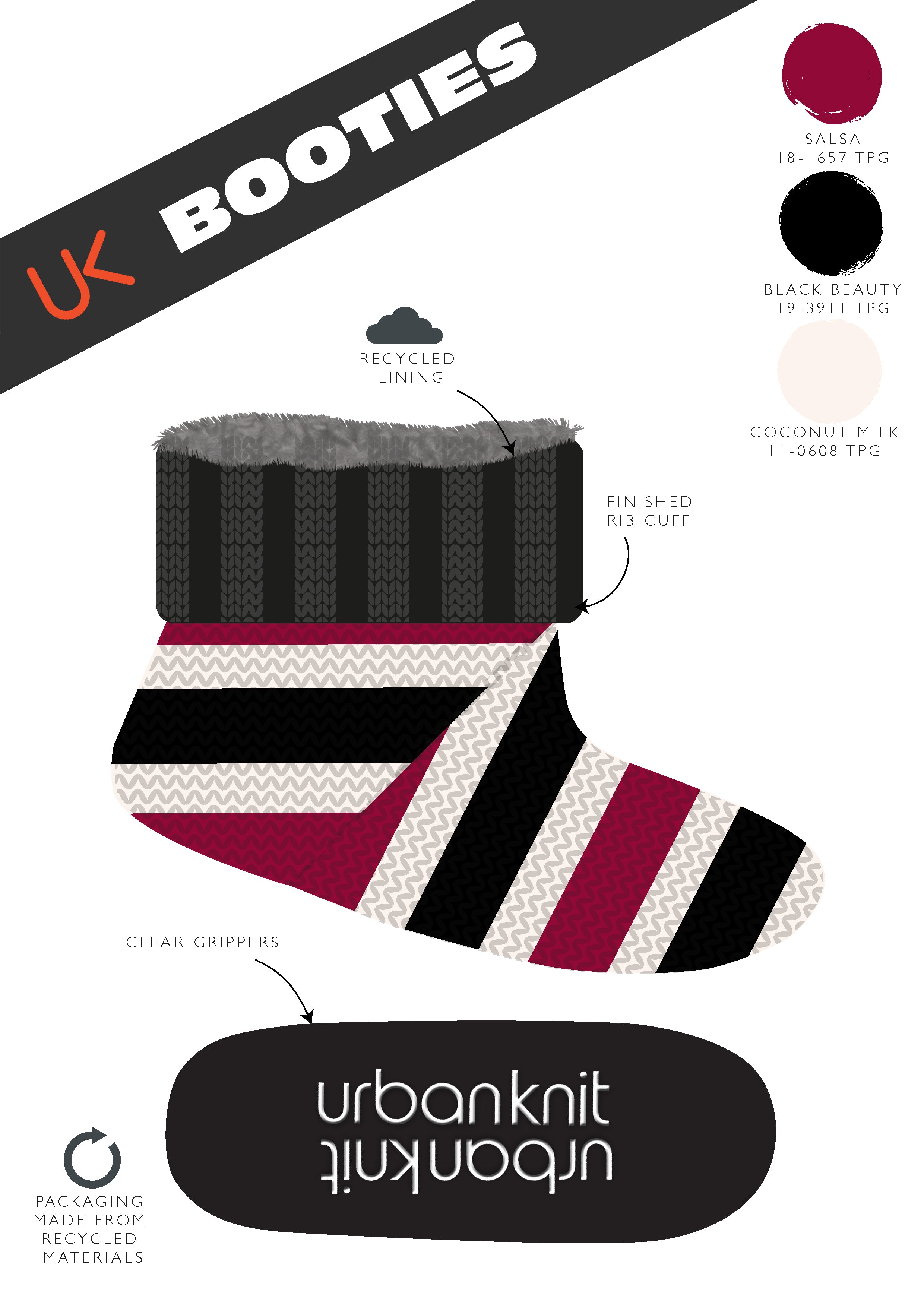 Men's College Stripe Bootie