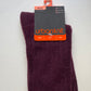 Men's Purple Rib Cashmere Socks