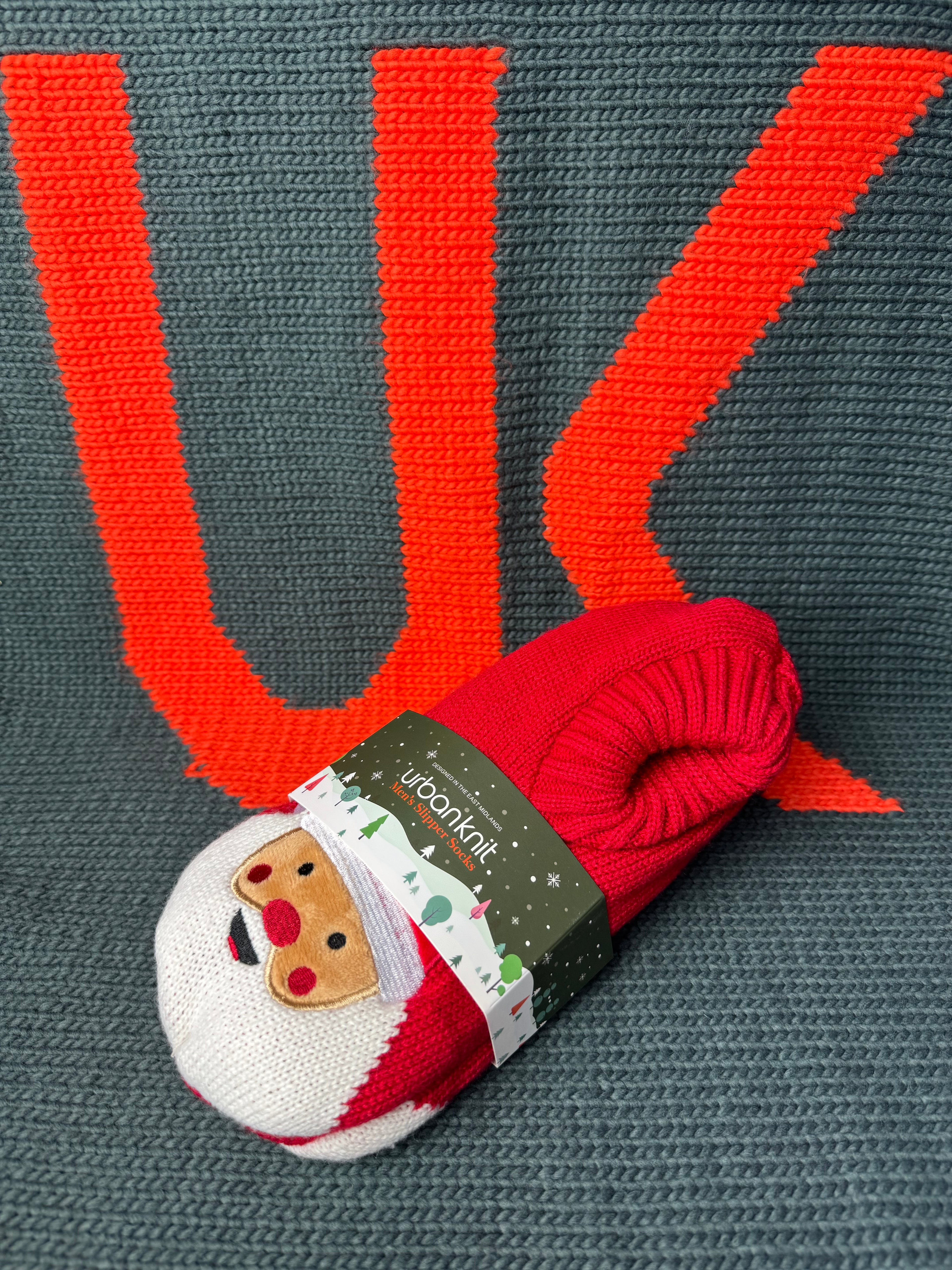 Unisex Slipper Footsie - Santa