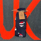 Men's 3pr Santa Socks In A Bag