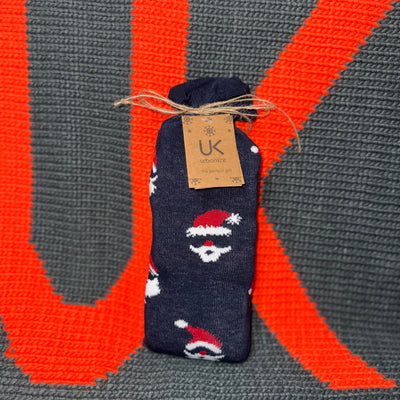 Men's 3pr Santa Socks In A Bag