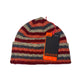 Men's Orange Multi Stripe Hat - Made in UK