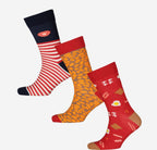 Men’s 3-Pair Sock Gift Box - Breakfast Pack