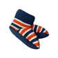 Men's Orange Rugby Stripe Bootie