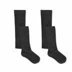 KIDS COTTON SCHOOL TIGHTS - 2 PAIR PACK