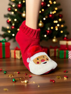 Unisex Slipper Footsie - Santa