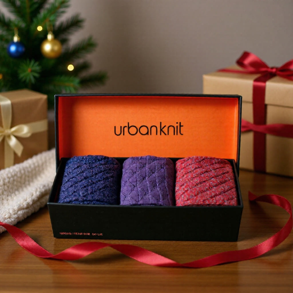 Men's 3PK Stripe Sock Gift Box