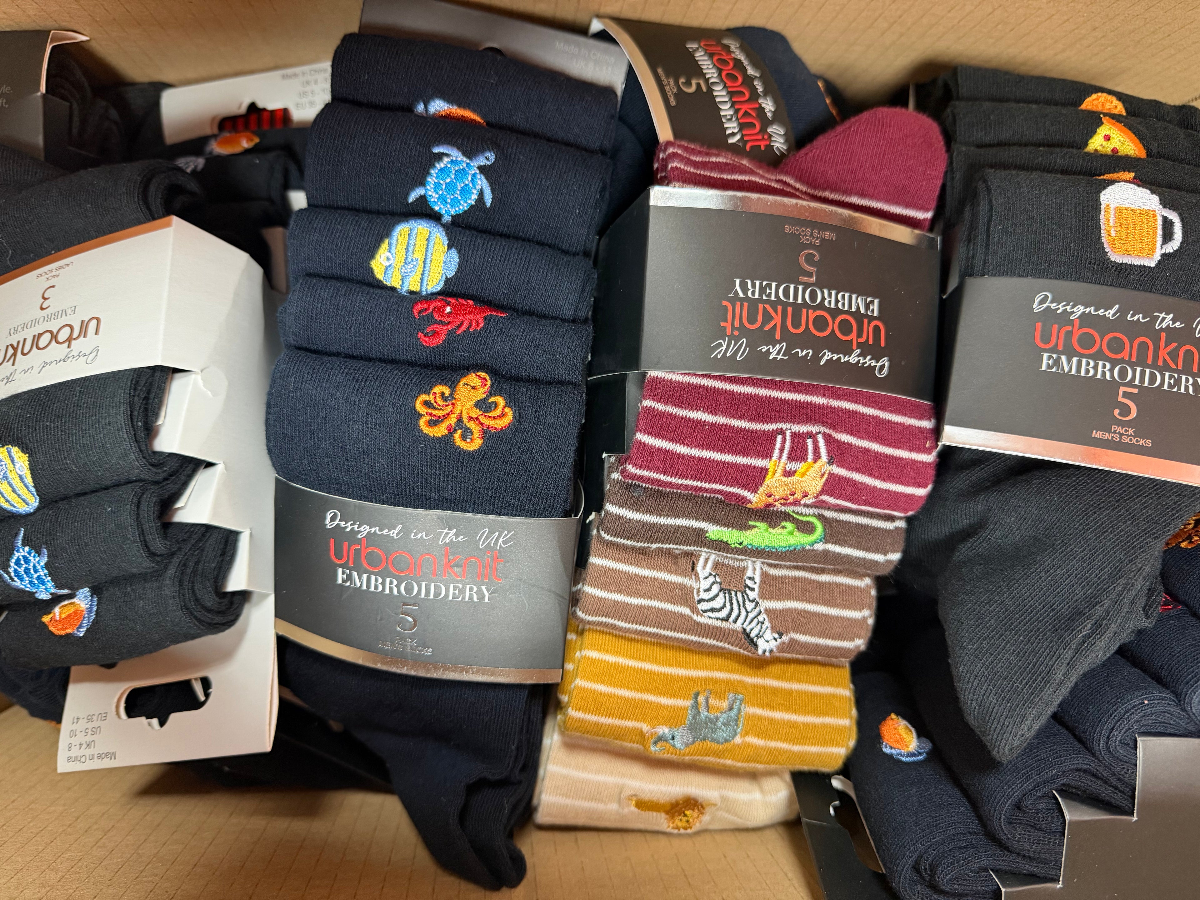 Men's 5pp MYSTERY Embroidery Pack