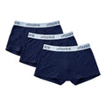 3 Pack Mens Boxers Navy Blue Contrast