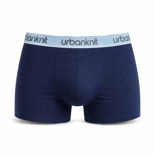 3 Pack Mens Boxers Navy Blue Contrast