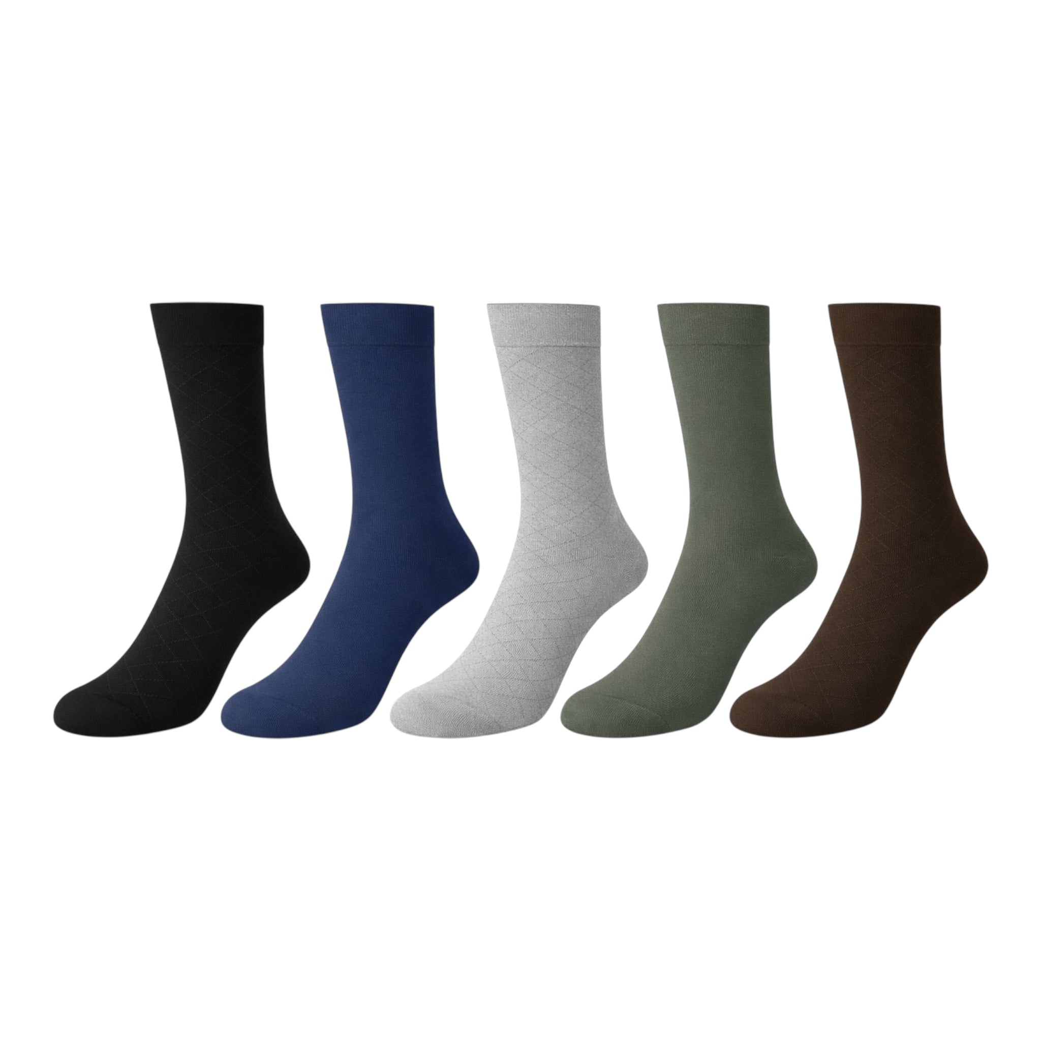 Men's 5pp Bamboo Ankle Socks - Mixed