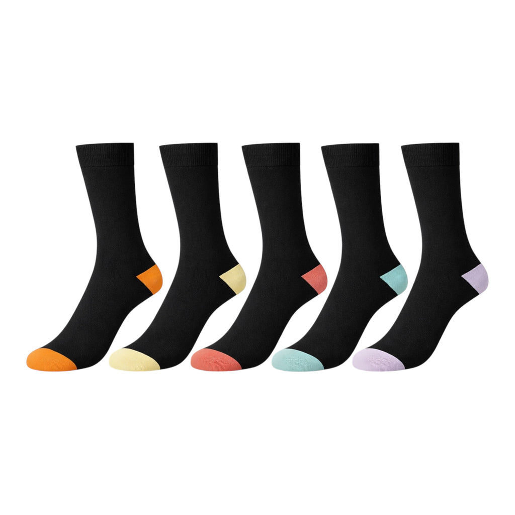Men's 5pp Heel and Toe Ankle Socks - Pastel