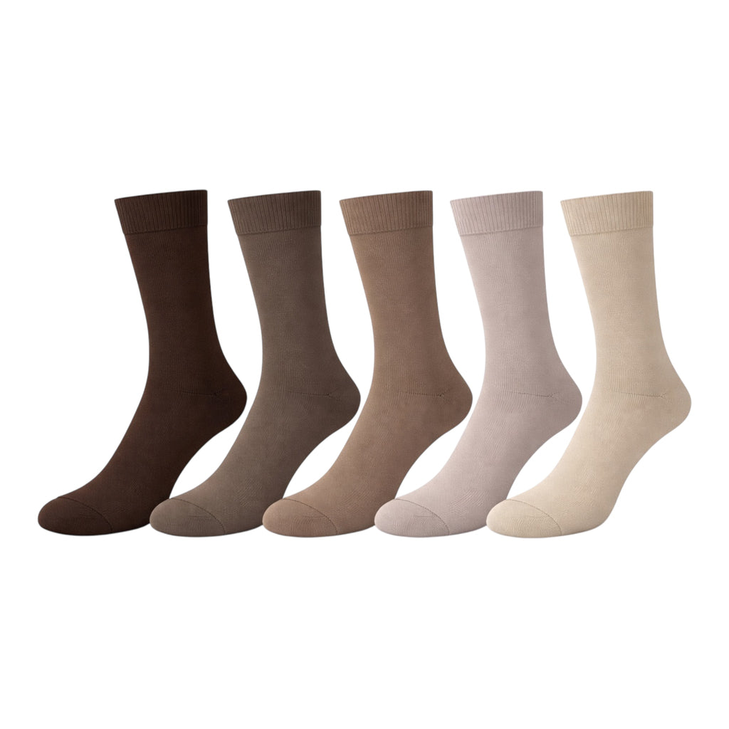 Men's 5pp Bamboo Ankle Socks - Chino