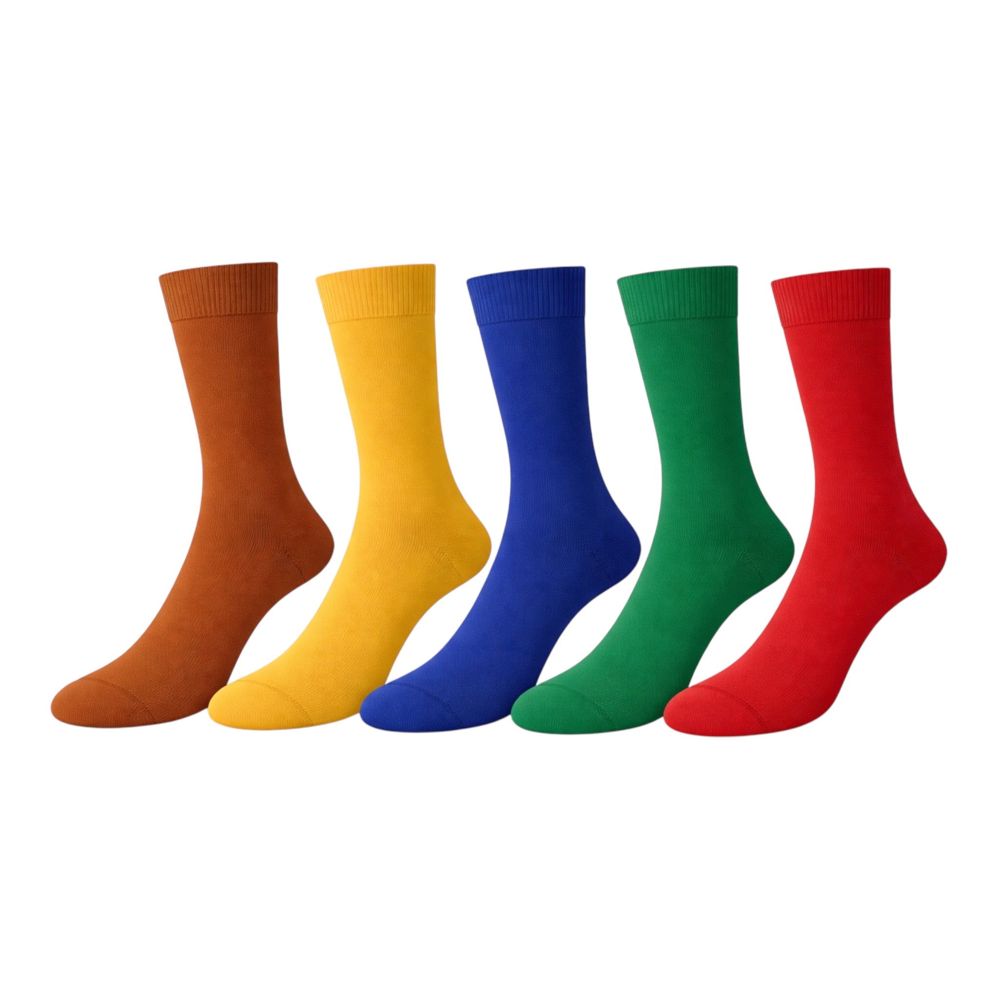 Men's 5pp Bamboo Ankle Socks - Vibrant
