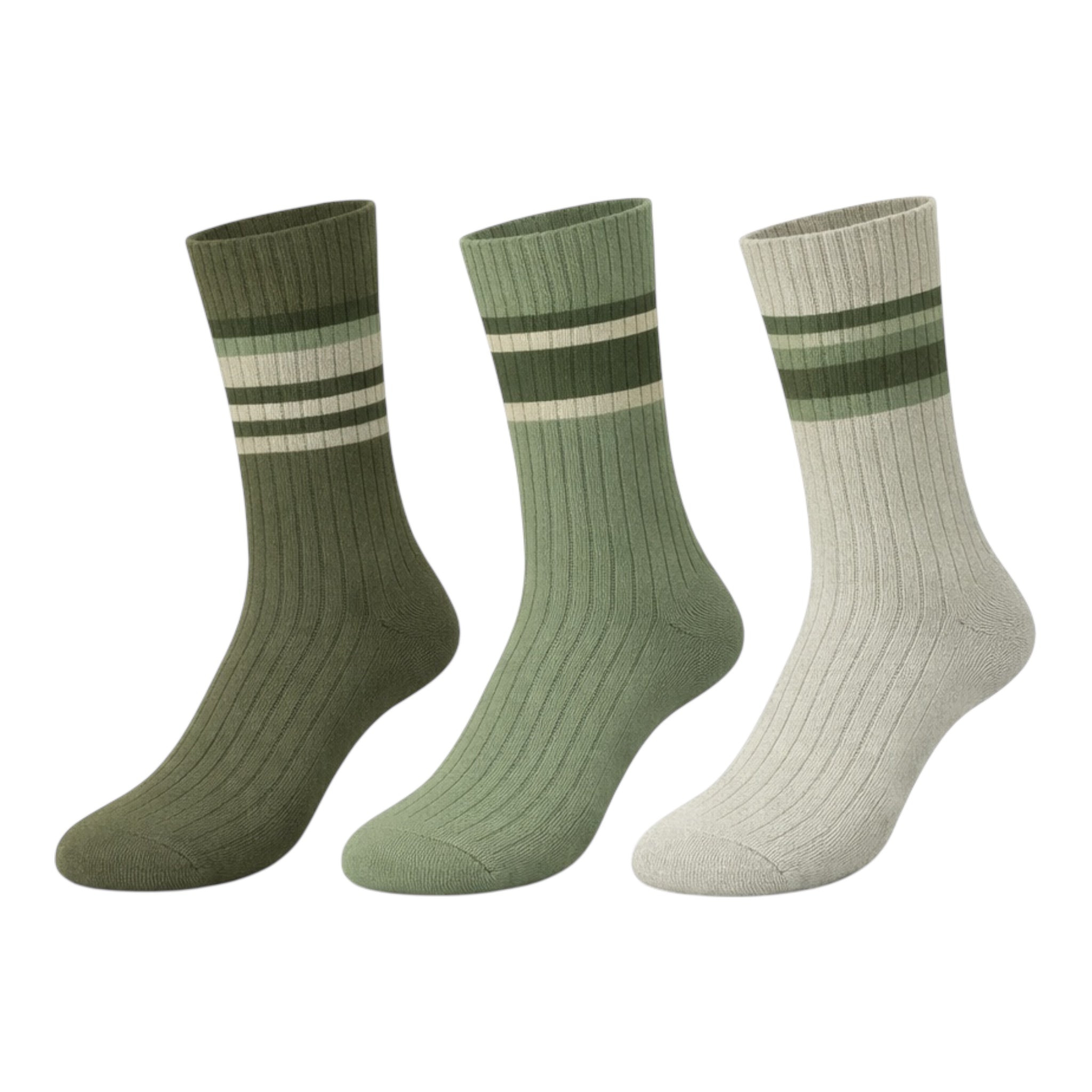 Men's 3pr SuperSoft Gift Box - Greens