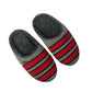 Men's Red Racing Stripe Slippers