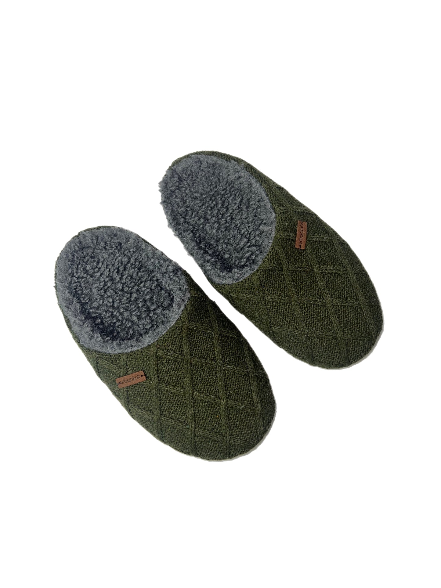 Men's Diamond Green Slipper