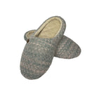 Ladies Basket Weave Cream Slippers