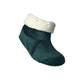 Ladies Green Velvet Boot