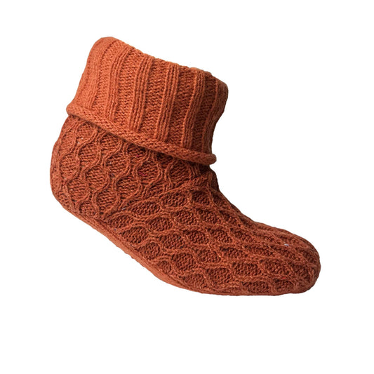 Ladies Orange Nep Bootie